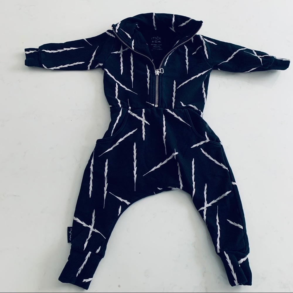 Moi dropped crotch romper